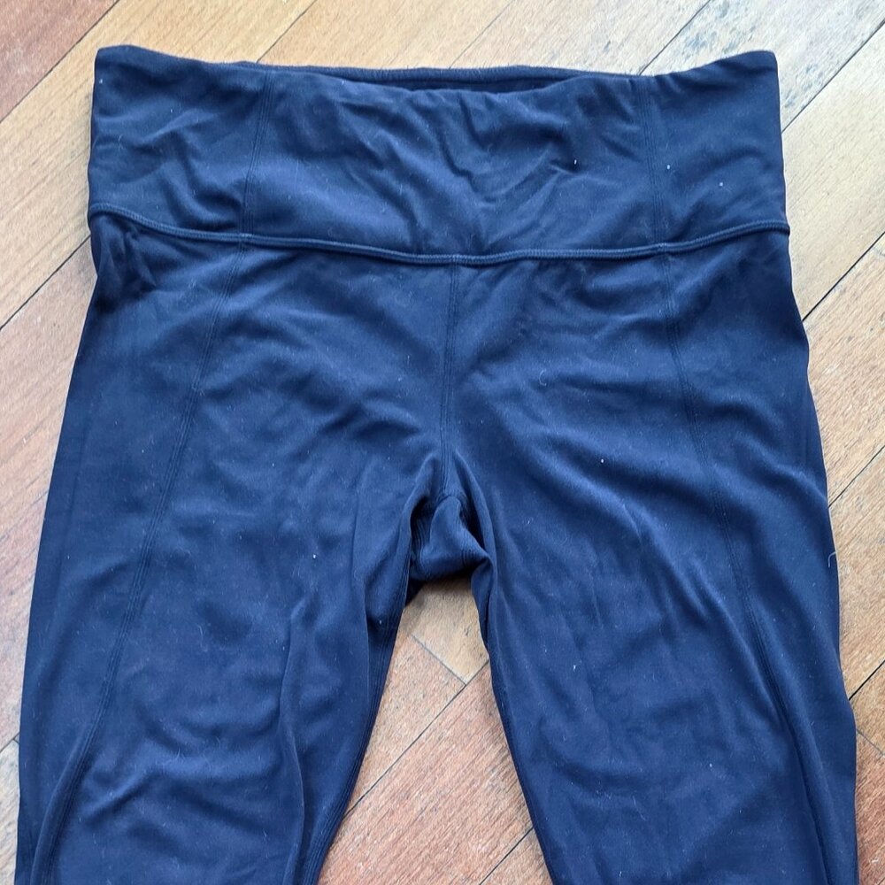Athleta Navy Nylon/Spandex Leggings Size MT - Picture 4 of 15